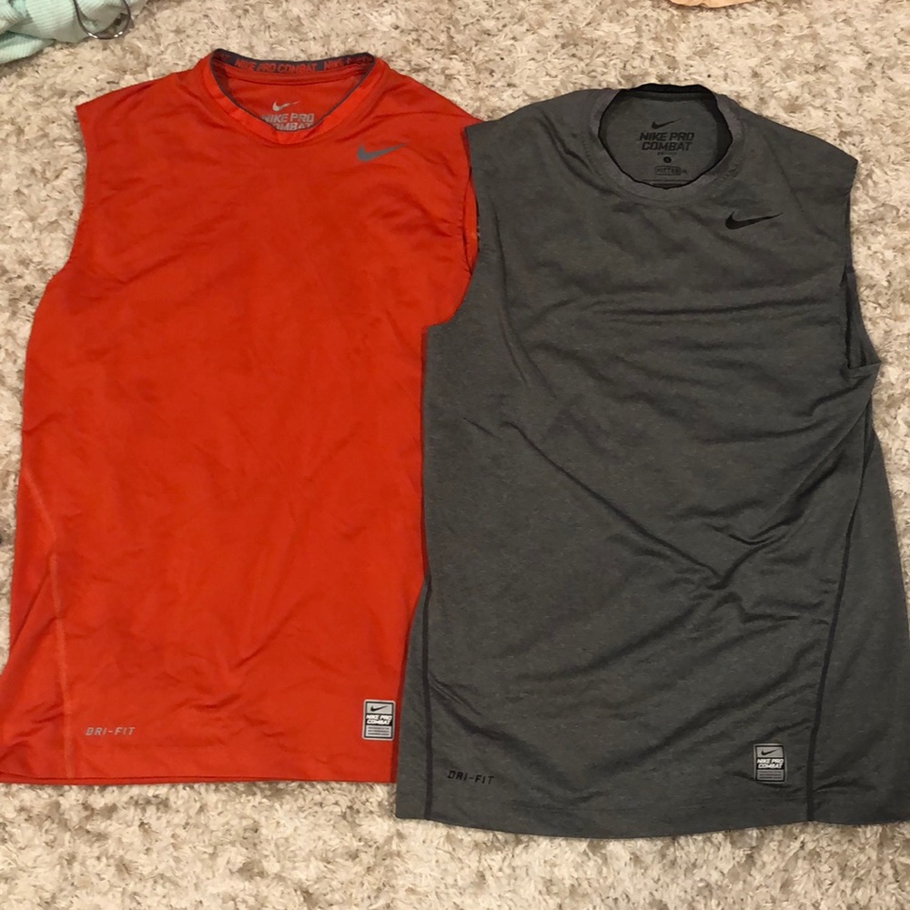 Nike Sleeveless Dri Fit shirt bundle
